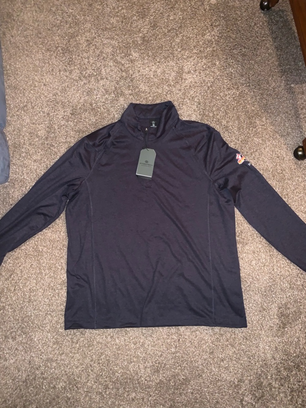 StormTech Men's Grey Quarter-Zip Pullover